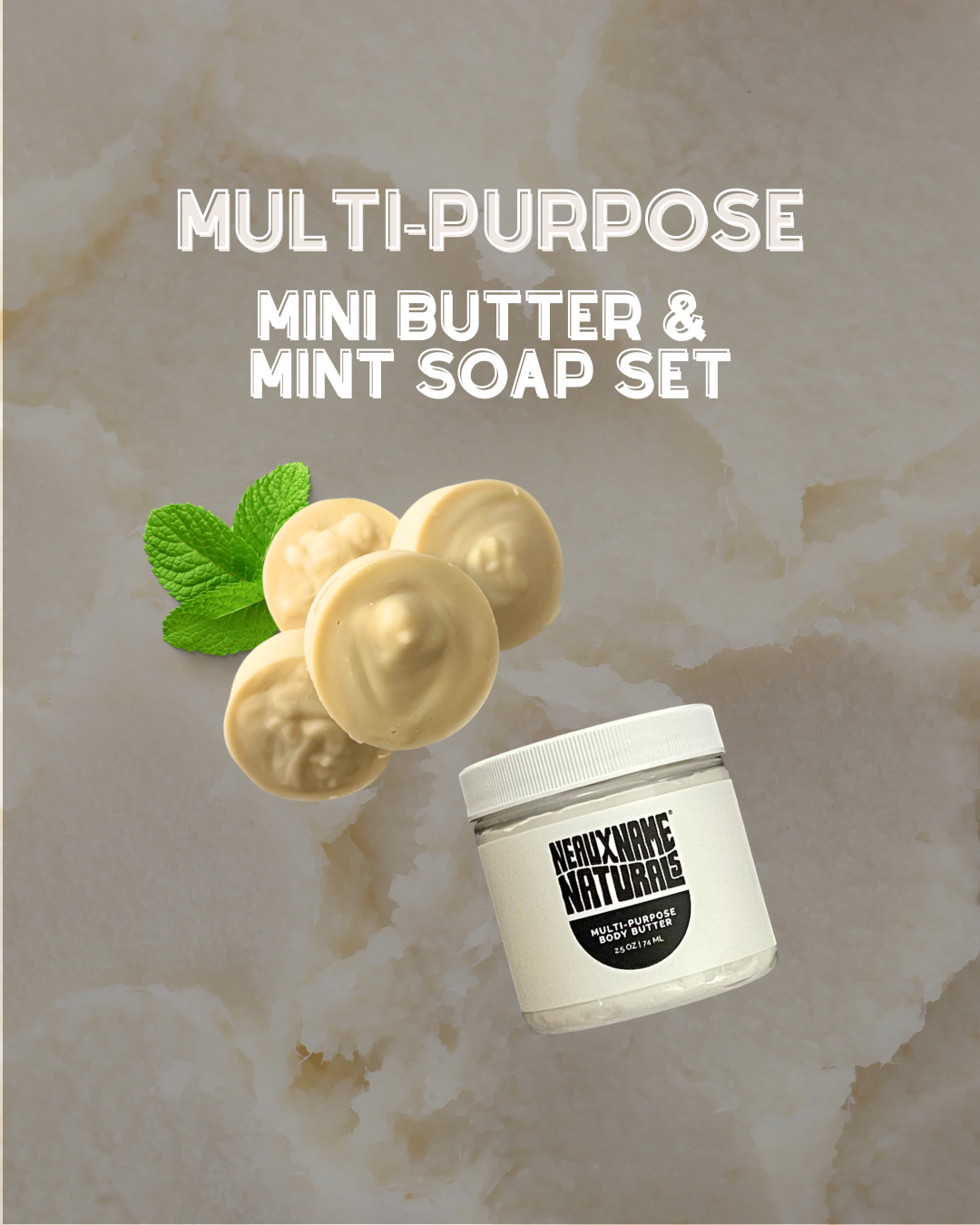 Multi-purpose Mini Butter & Mint Soap Set