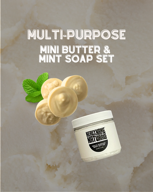 Multi-purpose Mini Butter & Mint Soap Set
